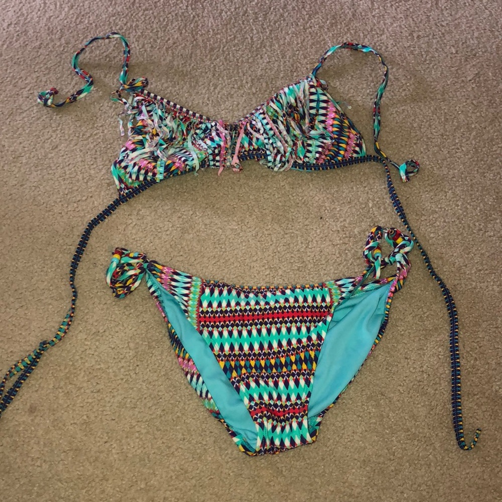 Bathing suit top and bottom